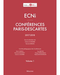 ECNi : Conférences Paris-Descartes Volume 1 2017-2018