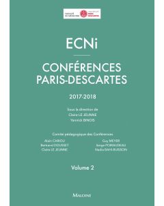 ECNi : Conférences Paris-Descartes Volume 2 2017-2018